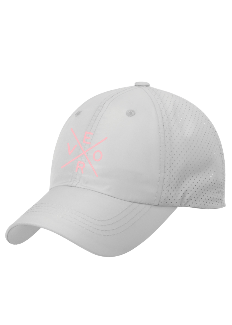 Vero Sporty Hat - White & Pink