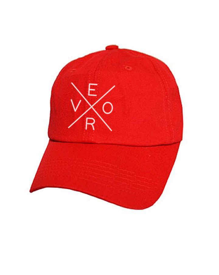 Vero Hat - Red & White