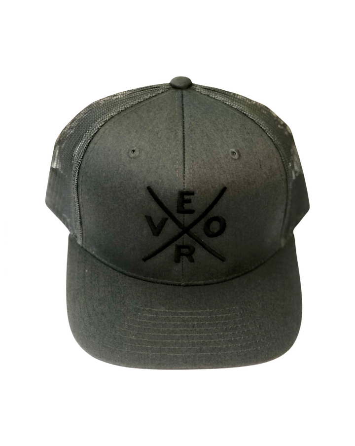 Vero Trucker Hat - Charcoal Grey & Grey