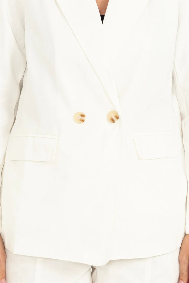 Bossy Babe Set - Bottoms, White