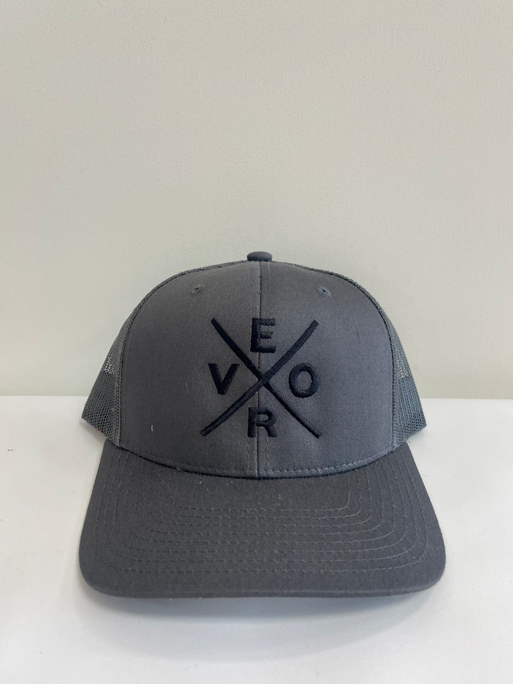 Vero Trucker Hat - Charcoal Grey & Grey