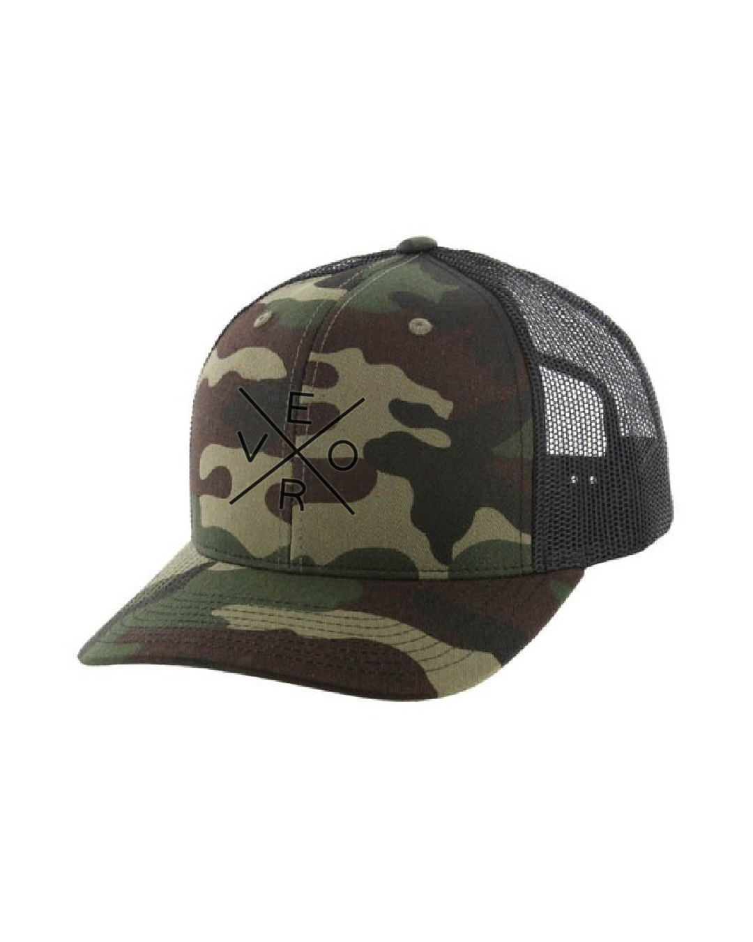 Vero Trucker Hat - Camo & Black