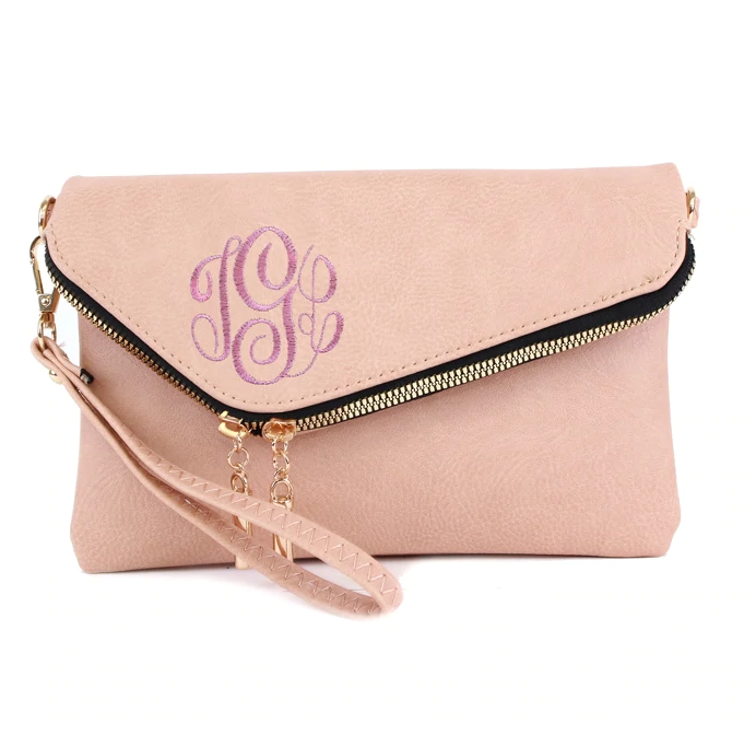 Maren Blush Envelope Clutch/Crossbody