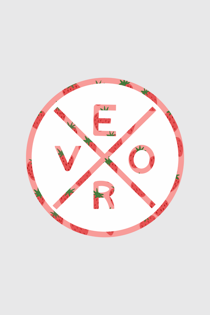 Vero Patterned Decal - Strawberries