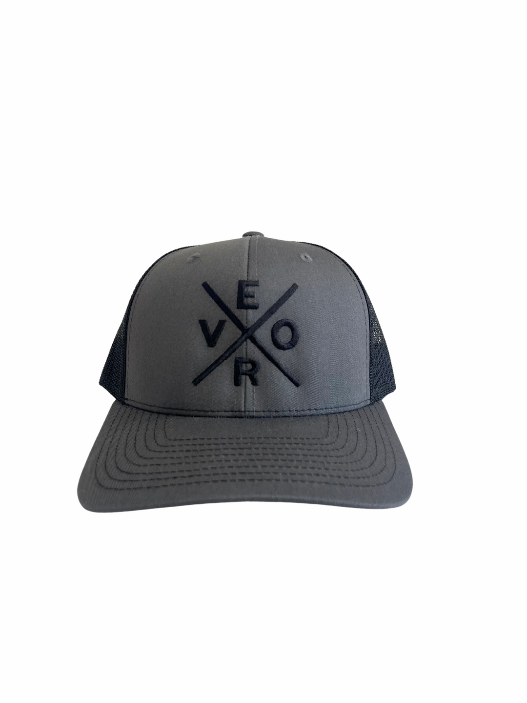 Vero Trucker Hat - Charcoal Grey & Black