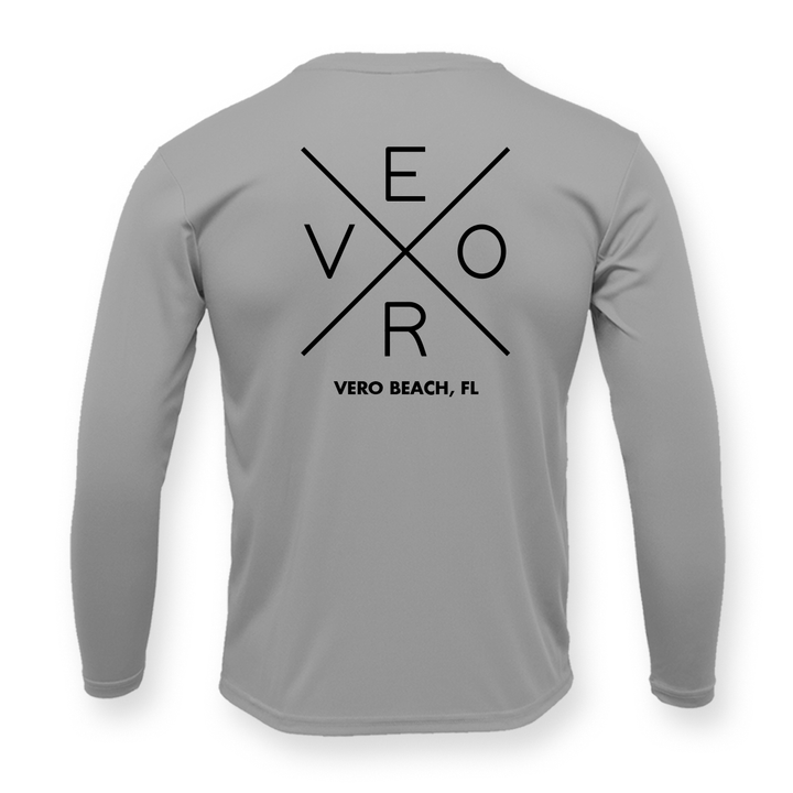 Vero UPF Shirt, Long Sleeve - Silver, Men’s