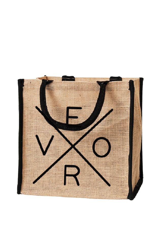 Vero Market Tote, Black Trim - Medium – Seahorse Lane