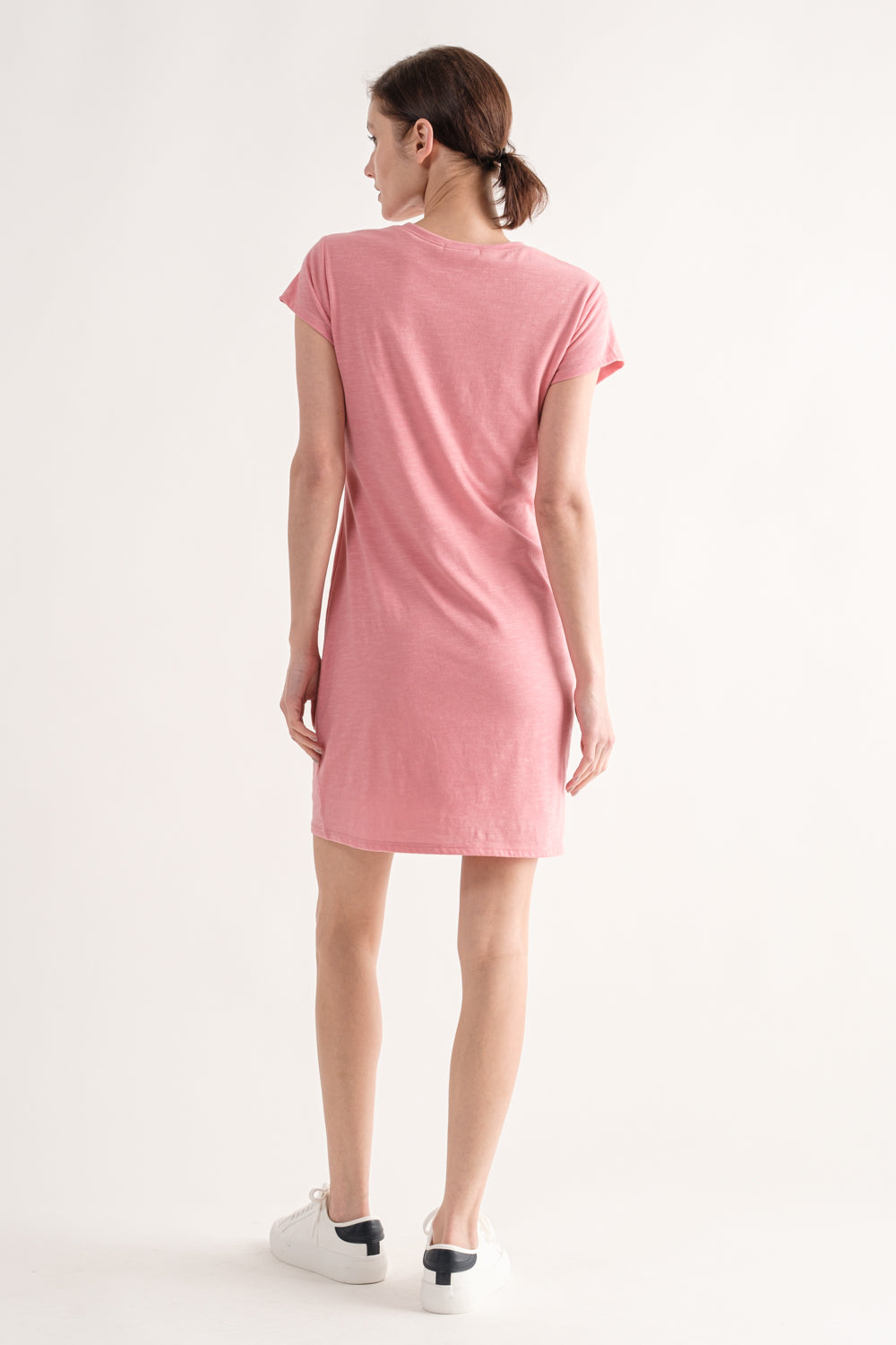Calm Coral T-Shirt Dress