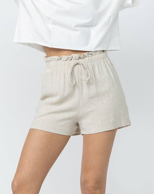 Lasting Love Linen Shorts - Oat