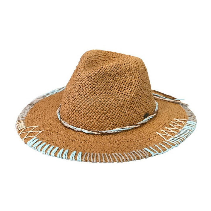 Panama Shine Hat - Dark Natural