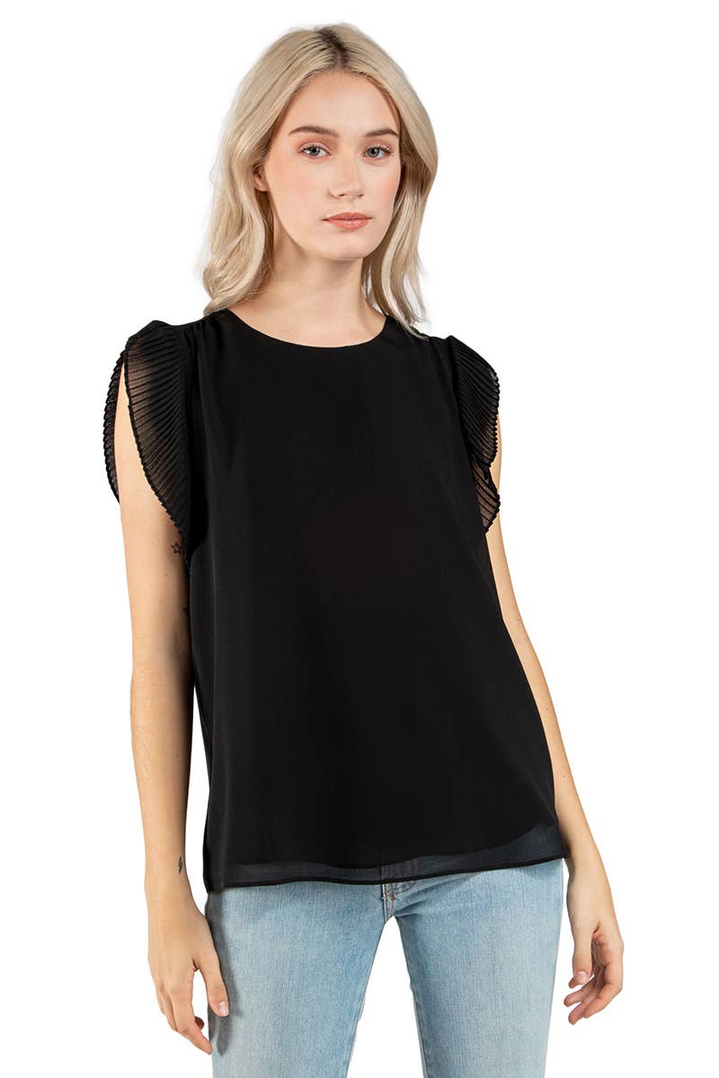 All the Thrills Blouse - Black
