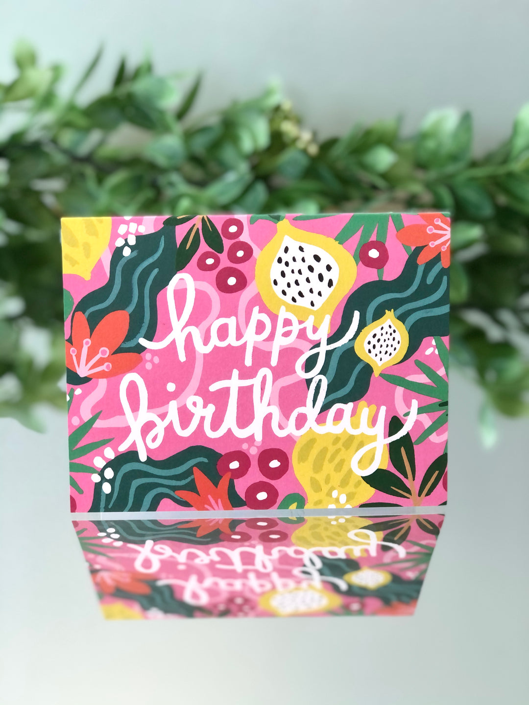 Fruity Flower Power Card - Birthday