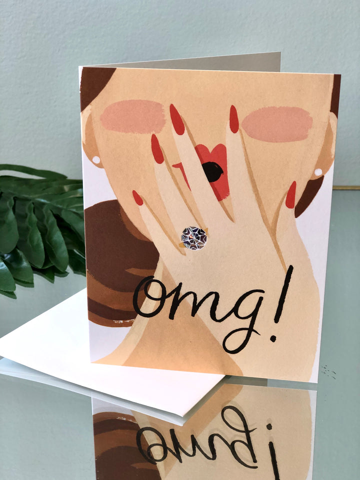Omg Ring Card - Engagement