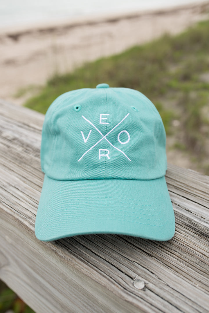 Vero Hat - Teal &amp; White