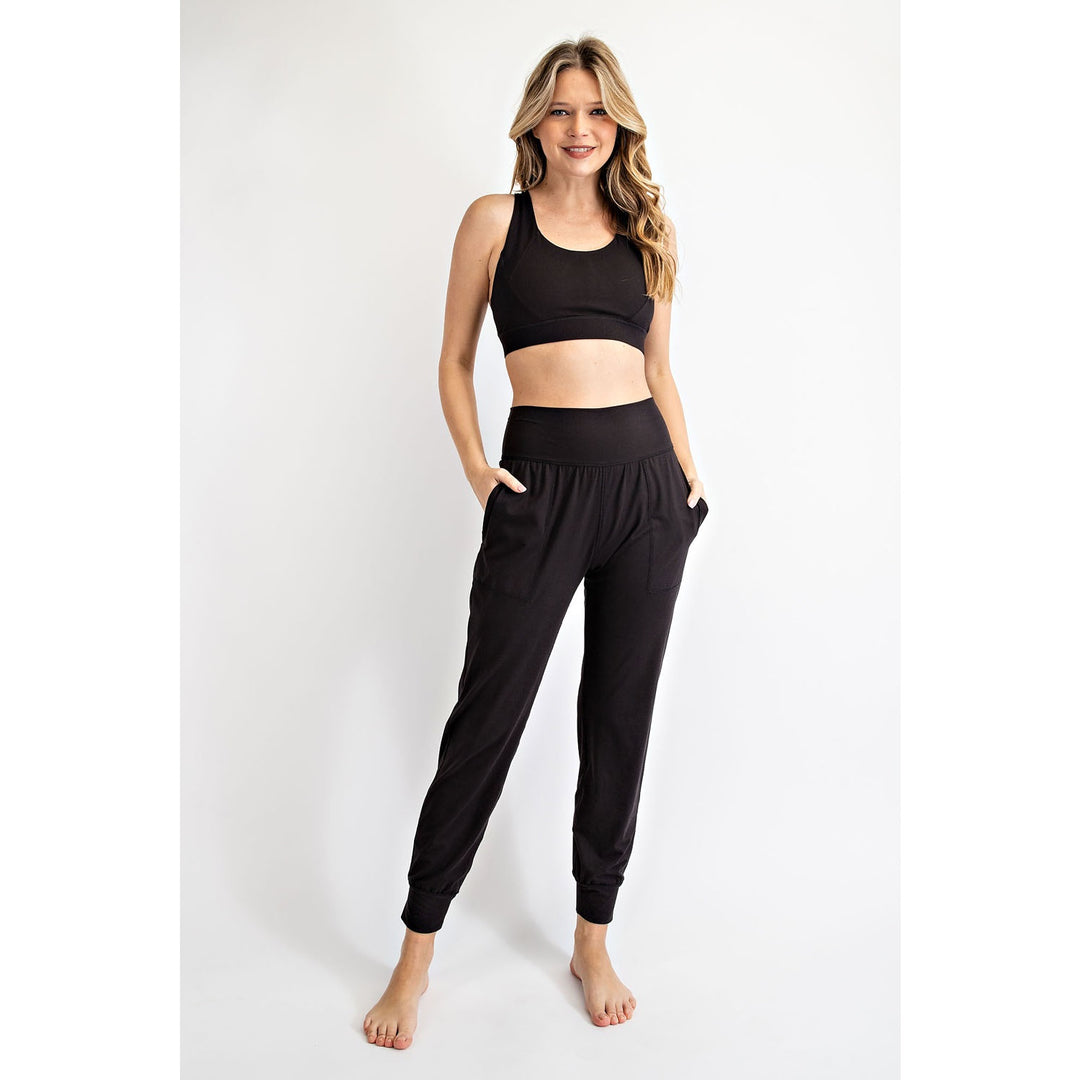 Take a Hike Butter Joggers - Black